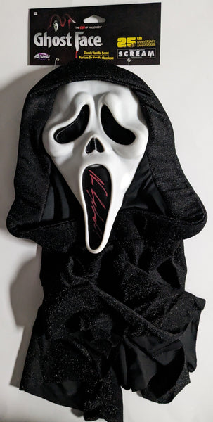 NEVE CAMPBELL Signed GHOSTFACE MASK 25th Anniversary SCREAM JSA COA