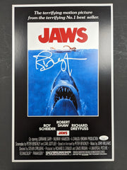 RICHARD DREYFUSS Signed JAWS 11x17 Movie Poster Autograph HORROR BAS JSA COA As