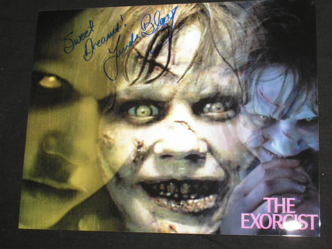 Linda Blair The Exorcist regalo firmato autografo A4 stampa