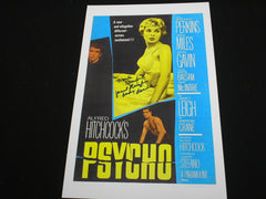 MARLI RENFRO Signed PSYCHO 11x17 Movie Poster Janet Leigh Body Double in Autograph RARE