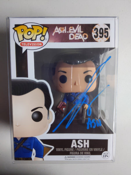 BRUCE CAMPBELL Signed ASH Evil Dead  FUNKO POP Autograph BAS JSA COA B