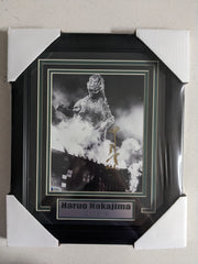 HARUO NAKAJIMA Signed GODZILLA King of the Monsters 8x10 Photo Framed BAS JSA B