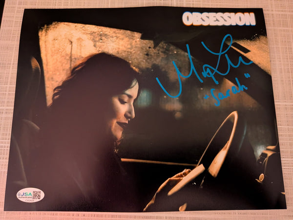 MEGAN LAWLESS Signed 8x10 Photo OBSESSION Sarah Inscription Autograph JSA COA A