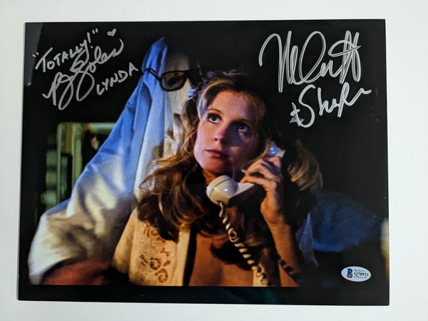 NICK CASTLE PJ SOLES 2x Signed Michael Myers 10x13 Photo The Shape HALLOWEEN BAS COA A