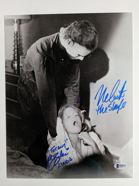 NICK CASTLE PJ SOLES 2x Signed Michael Myers 10x13 Photo The Shape HALLOWEEN BAS COA B