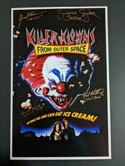 MIKE MARTINEZ HARROD BLANK Snider Cramer 4x Signed 11x17 Photo KILLER KLOWNS COA