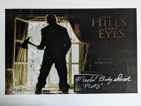 MICHAEL BAILEY SMITH Signed 11x17 Photo The Hills have Eyes Autographed Beckett BAS QRCOA