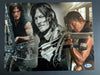 NORMAN REEDUS Signed 11x14 Custom Metallic Photo Daryl Dixon Autographed The Walking Dead C - HorrorAutographs.com