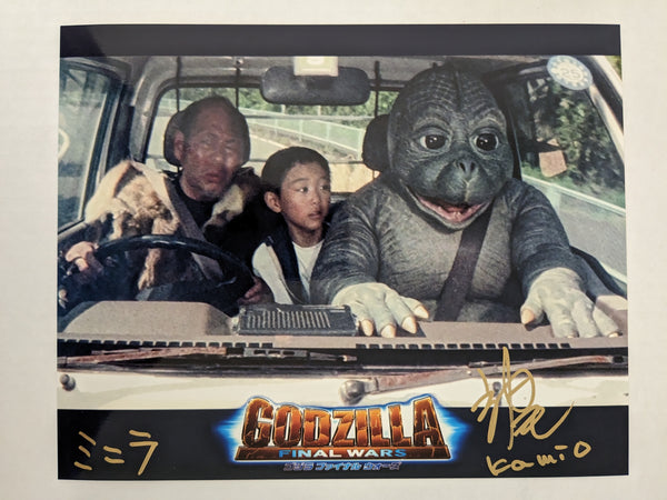 NAOKO KAMIO Signed GODZILLA Suit Actor 8x10 PHOTO Autograph JSA COA C