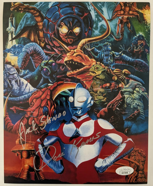Dore KRAUS Signed ULTRAMAN 8x10 PHOTO Jack Shindo Autograph BAS JSA COA