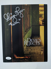GINGER LYNN Signed 8x10 Photo The Devil's Rejects Autograph Sid Inscription JSA F