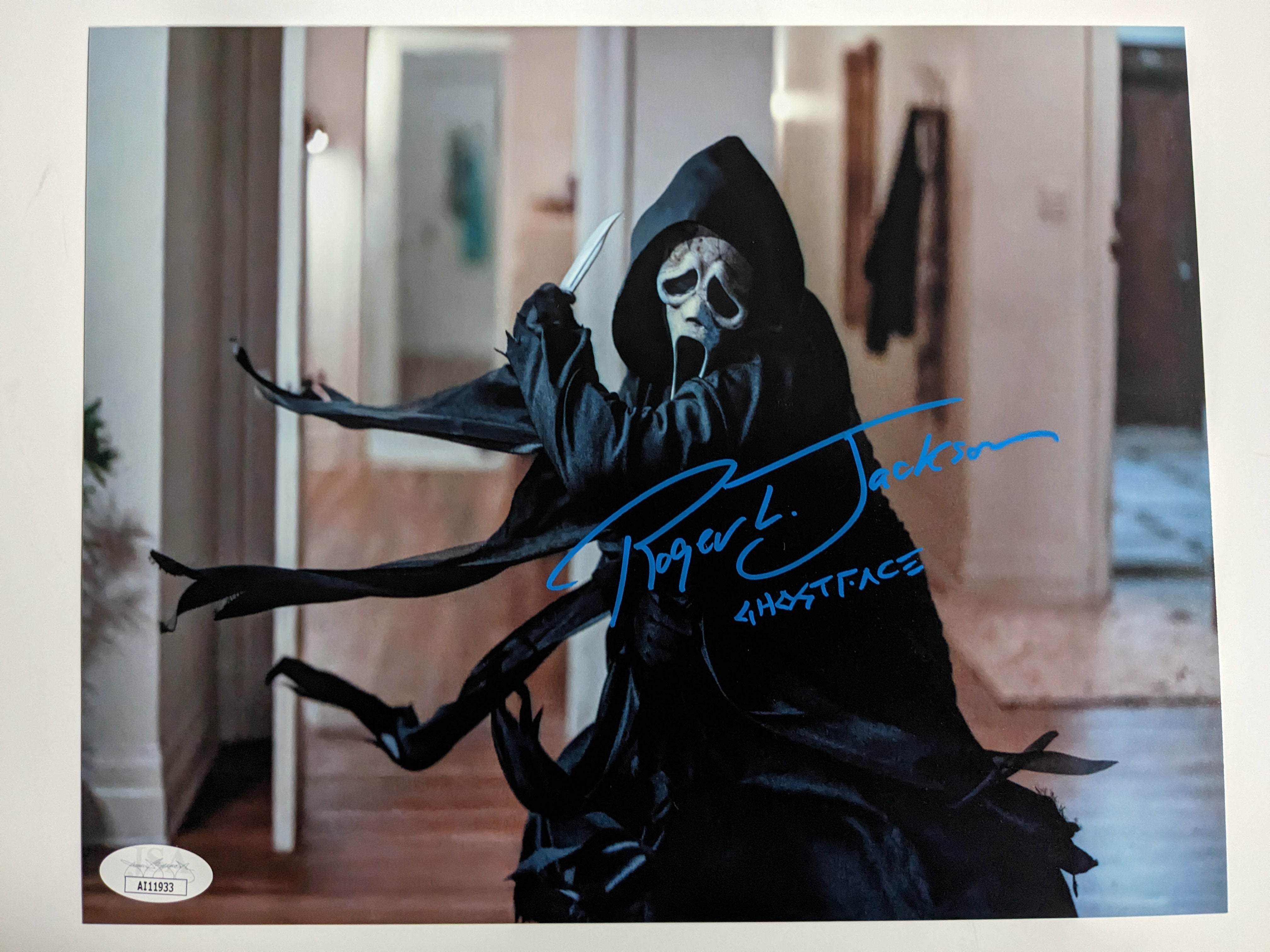 ROGER JACKSON Signed SCREAM VI 8x10 Photo GHOSTFACE