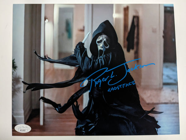 ROGER JACKSON Signed SCREAM VI 8x10 Photo GHOSTFACE Autograph JSA COA 6C