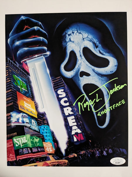 ROGER JACKSON Signed SCREAM VI 8x10 Photo GHOSTFACE Autograph JSA COA 6i