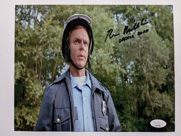 RON MILLKIE Signed 8X10 Photo Friday the 13th Officer Dorf Autograph JSA