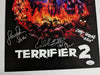 TERRIFIER 2 Cast 8x Signed 11x17 Poster David Howard Thornton + RARE JSA COA