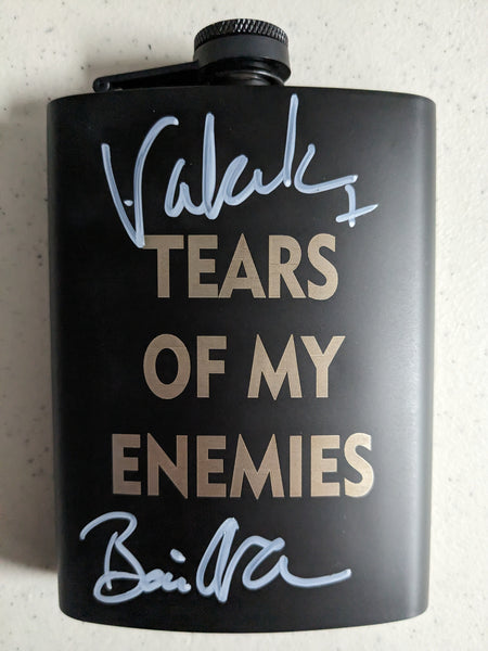 Bonnie AARONS Signed Silver Holy Water Flask The Nun Conjuring 2 Valek Autograph BAS JSA COA tears