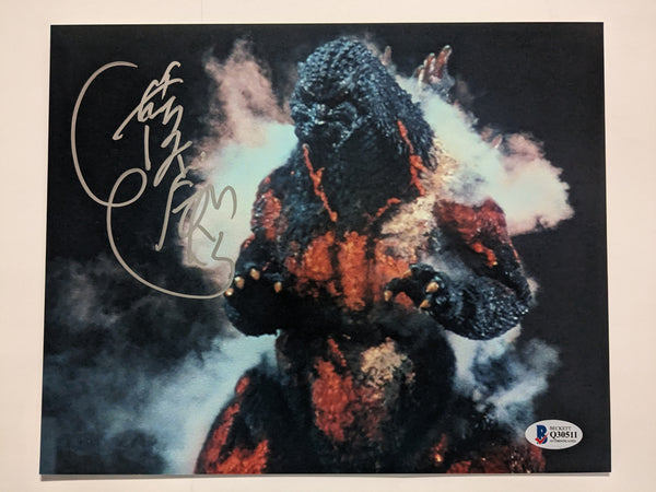 KENPACHIRO SATSUMA Suit Actor Signed 8x10 Photo GODZILLA Autograph BAS BECKETT COA B