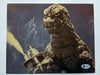 KENPACHIRO SATSUMA Suit Actor Signed 8x10 Photo BURNING GODZILLA Autograph BAS BECKETT COA A