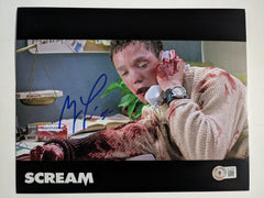 MATTHEW LILLARD Signed 8x10 Photo Scream Stu BAS Beckett QR C