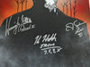KANE HODDER CJ GRAHAM WARRINGTON GILLETTE 3X Signed 16x20 Pop Art Painting JASON VOORHEES Autograph Friday the 13th BAS JSA COA