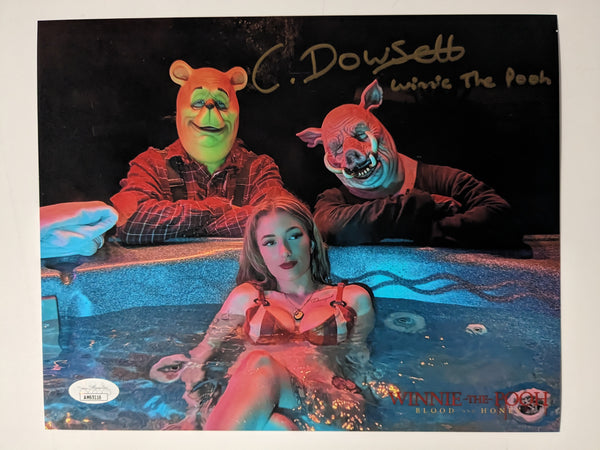 Craig David DOWSETT Signed 8x10 Photo Winnie The Pooh Blood Honey JSA COA B