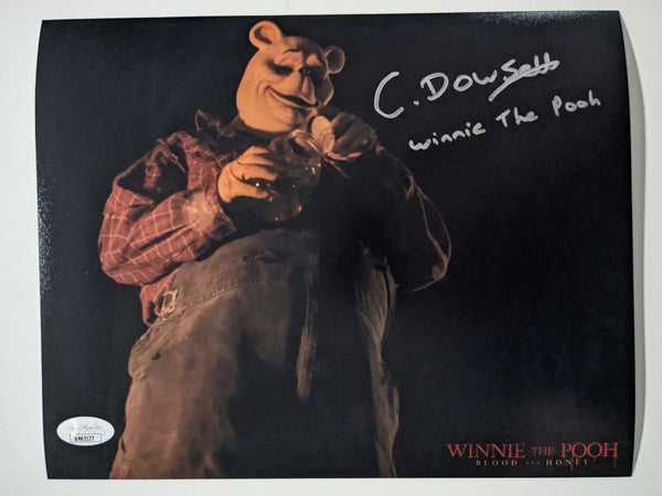 Craig David DOWSETT Signed 8x10 Photo Winnie The Pooh Blood Honey JSA COA E