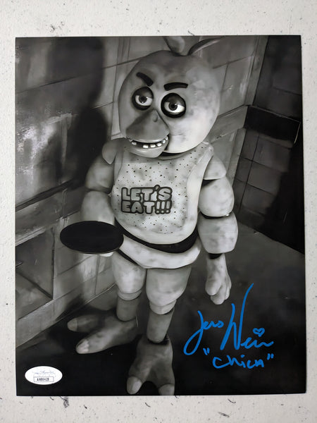 Jess Weiss Signed 8x10 Photo Chica Five Nights at Freddy's JSA COA A