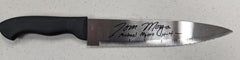 TOM MORGA Signed Steel Chef Knife Michael Myers Halloween 4 Autograph