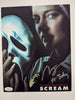 Marley SHELTON Signed SCREAM 8x10 Photo GHOSTFACE HICKS INSCRIPTION Auto BAS JSA COA Ci