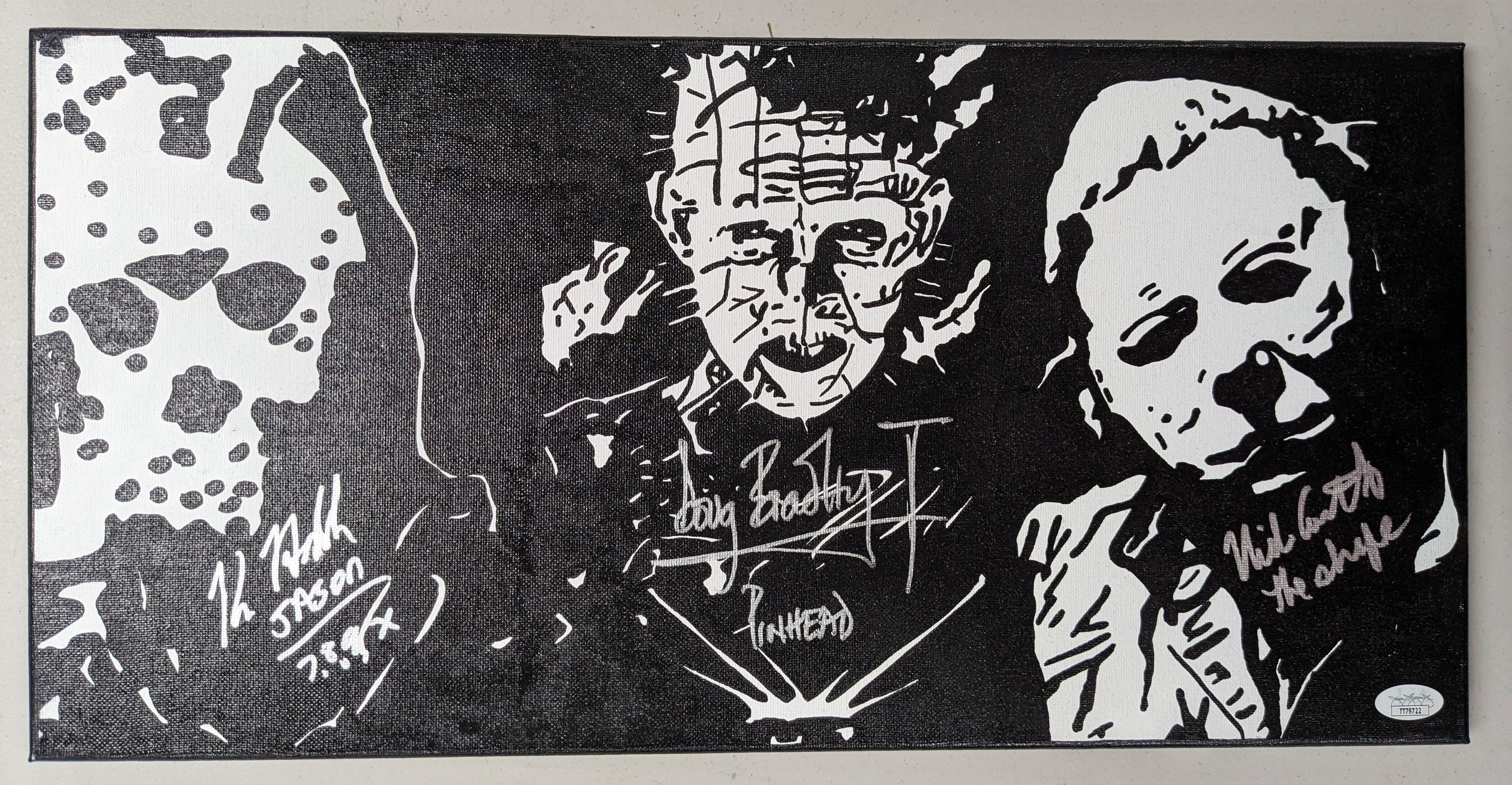 HODDER CASTLE BRADLEY 3x Signed Original Painting Autograph JSA