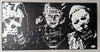 KANE HODDER NICK CASTLE DOUG BRADLEY 3x Signed Original Painting Autograph JSA RARE