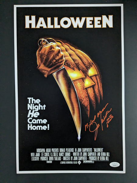 JIM WINBURN Michael Myers Signed HALLOWEEN 11x17 POSTER Autograph Ao - HorrorAutographs.com