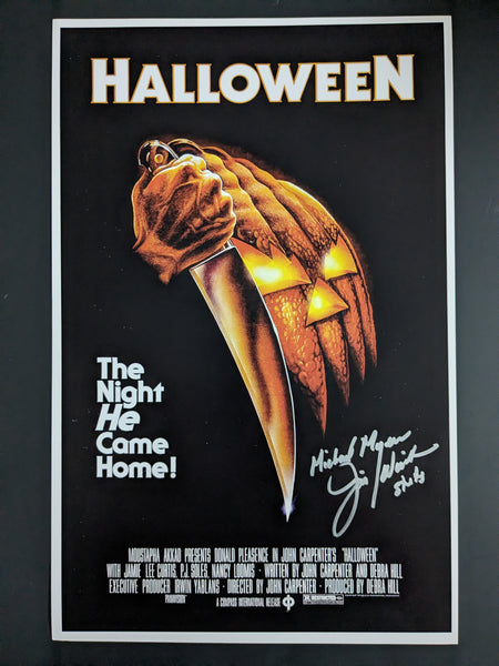 JIM WINBURN Michael Myers Signed HALLOWEEN 11x17 POSTER Autograph As