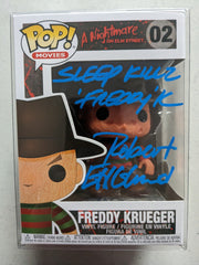 ROBERT ENGLUND Signed FUNKO POP FREDDY Nightmare on Elm Street JSA COA