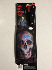 SPENCER CHARNAS Ice Nine Kills Signed PROP Skull Butcher KNIFE JSA COA