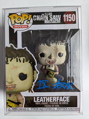 SPENCER CHARNAS Ice Nine Kills Signed Leatherface TCM Funko Pop JSA COA