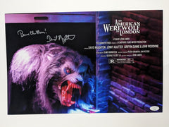 DAVID NAUGHTON Signed 11x17 POSTER American Werewolf in London BAS JSA i