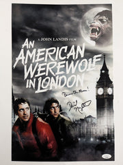 DAVID NAUGHTON Signed 11x17 POSTER American Werewolf in London BAS JSA J