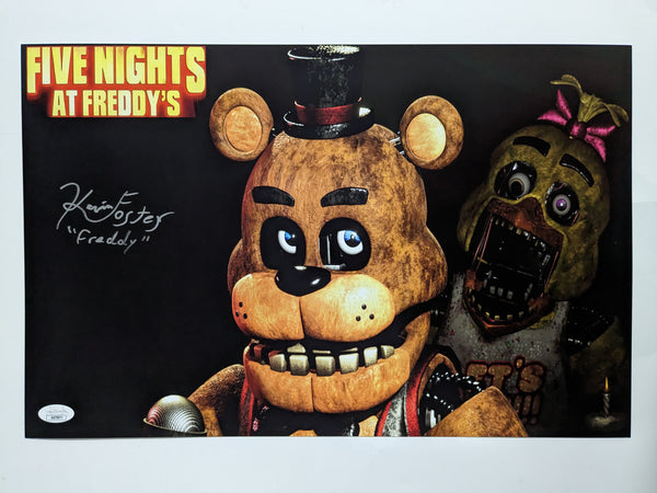 Kevin Foster Signed 11x17 Photo Five Nights at Freddy's JSA COA B