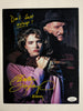 HEATHER LANGENKAMP Signed Nightmare on Elm Street 8x10 Photo Nancy Autograph Inscription JSA COA Cy
