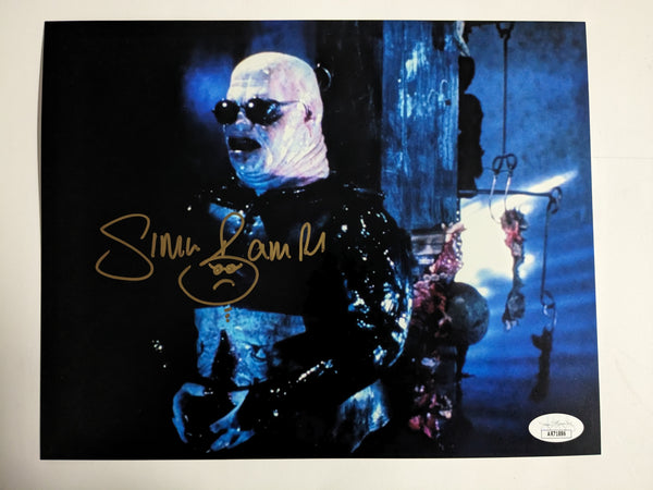 Simon Bamford Signed 8x10 PHOTO Butterball Hellraiser HellBound Autograph JSA COA A