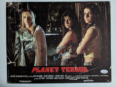 Marley SHELTON Electra AVELLAN Signed Planet Terror 11x14 Photo JSA COA