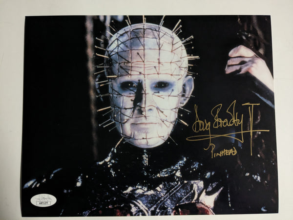 DOUG BRADLEY Signed Hellraiser Pinhead 8x10 Photo Autograph Horror JSA COA z