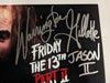 WARRINGTON GILLETTE Signed Friday the 13th Part 2 11x17 Movie Poster Autograph Auto Jason Voorhees JSA COA Y