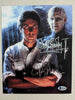 CLIVE BARKER & DOUG BRADLEY Signed Hellraiser Pinhead 8x10 Photo Autograph Beckett BAS COA - HorrorAutographs.com