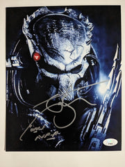 IAN WHYTE Signed 8x10 Photo Predators Autograph Inscription JSA COA E