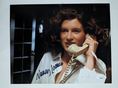 NANCY LOOMIS HALLOWEEN Signed 8x10 PHOTO Annie Autograph JSA COA B