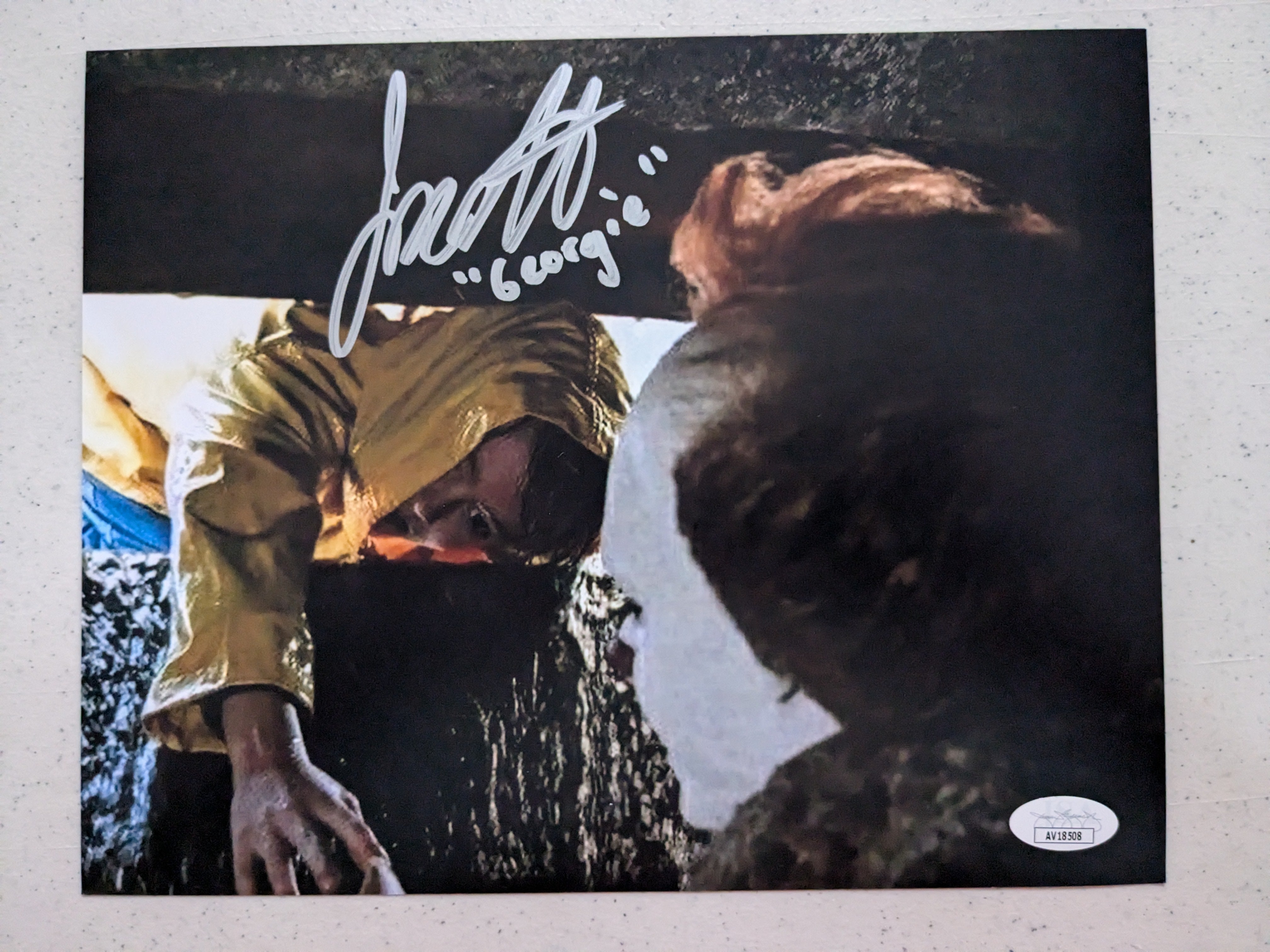 JACKSON ROBERT SCOTT Signed 8x10 PHOTO Georgie IT 2017 JSA COA B
