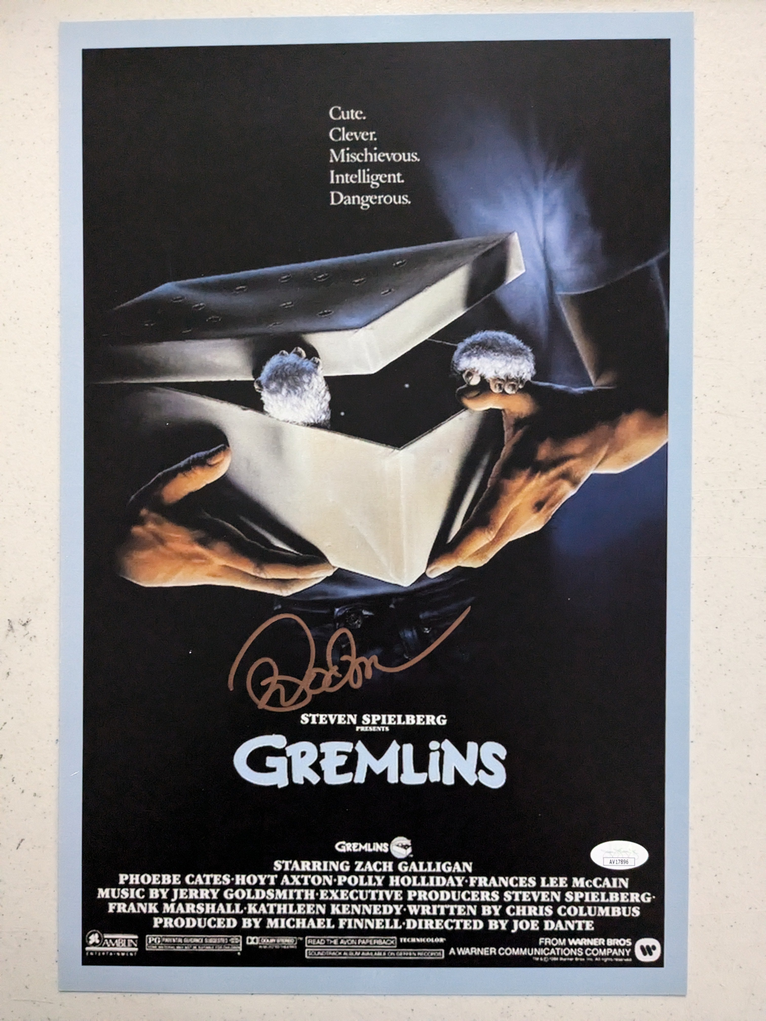 MARK DODSON Signed GREMLINS 11x17 Movie PHOTO Poster Autograph JSA